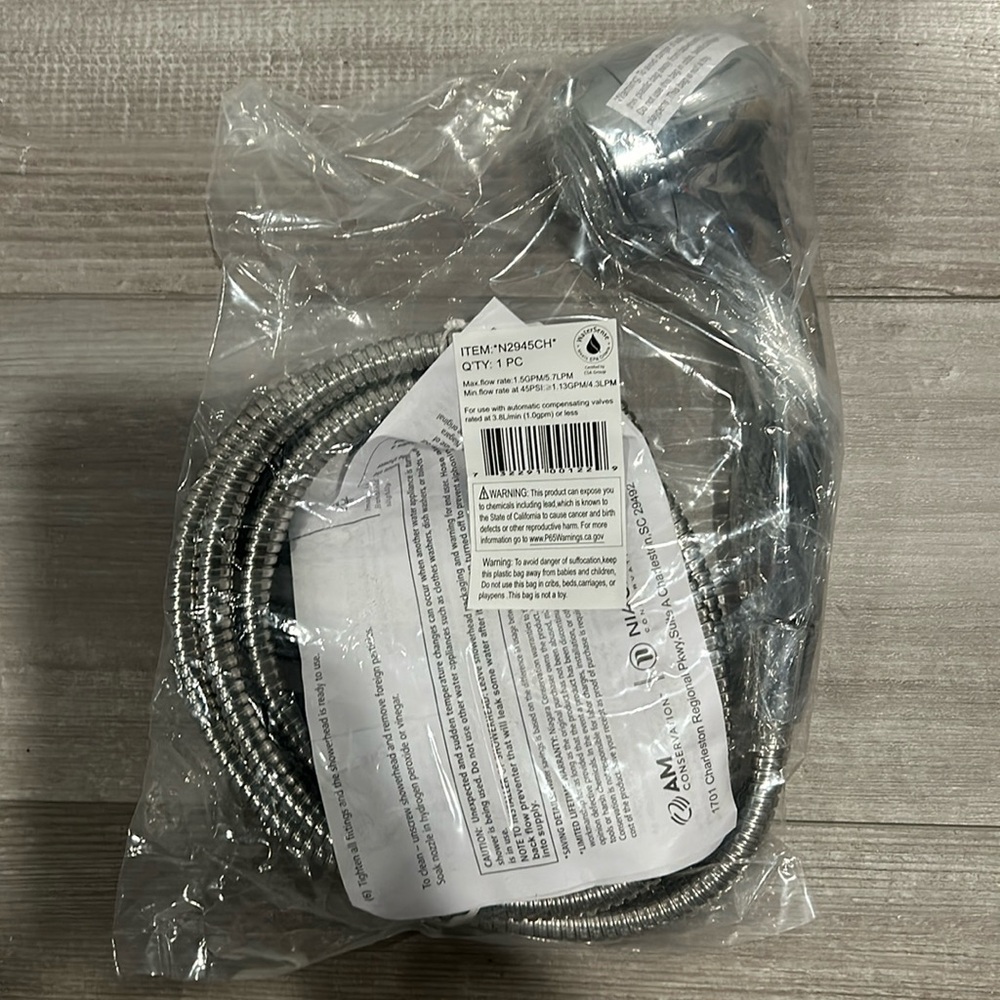 Niagara Conservation N2945CH Wall Mount Handheld Shower Head